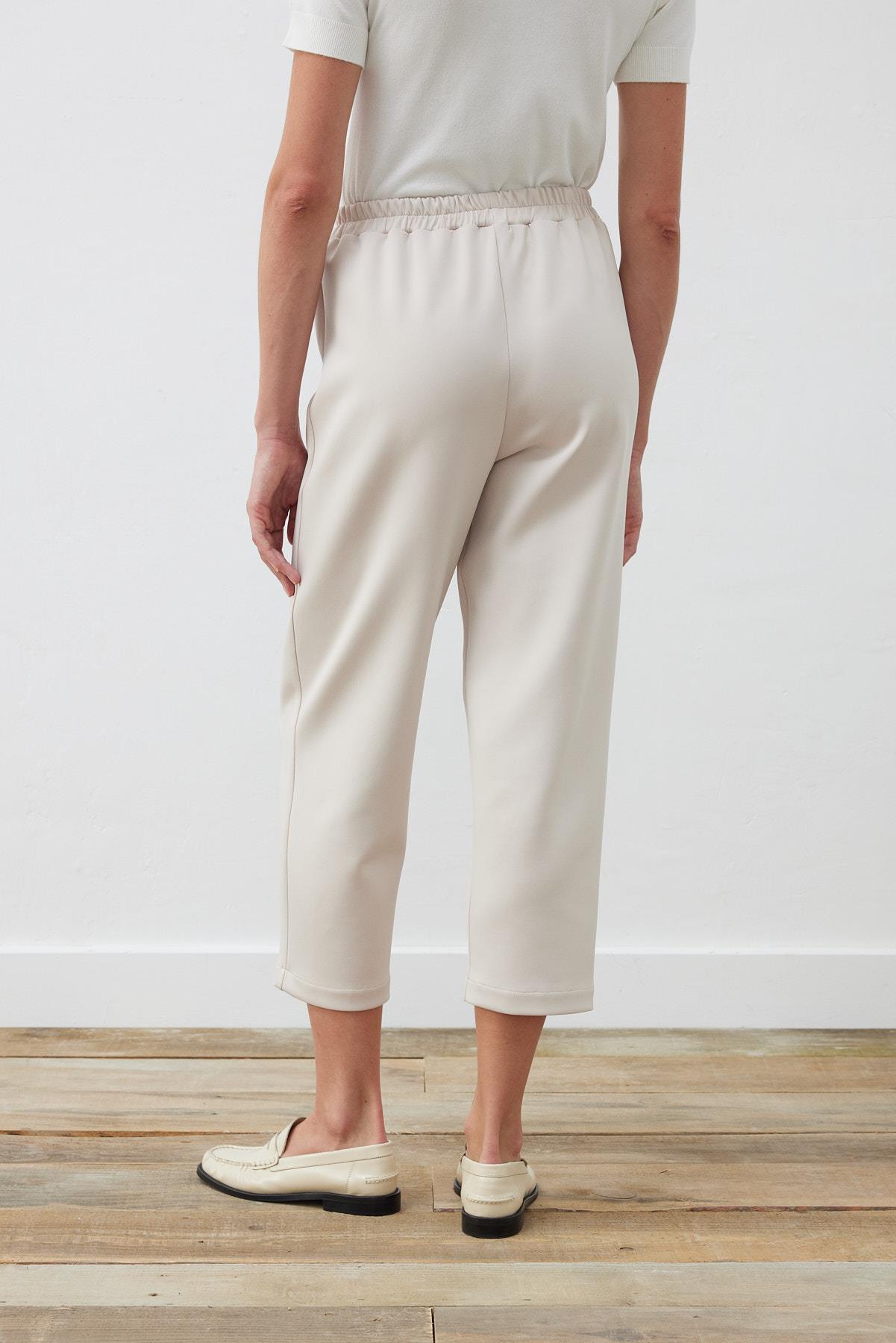 SCUBA OVERSIZE LINE DETAILED PANTS STONE