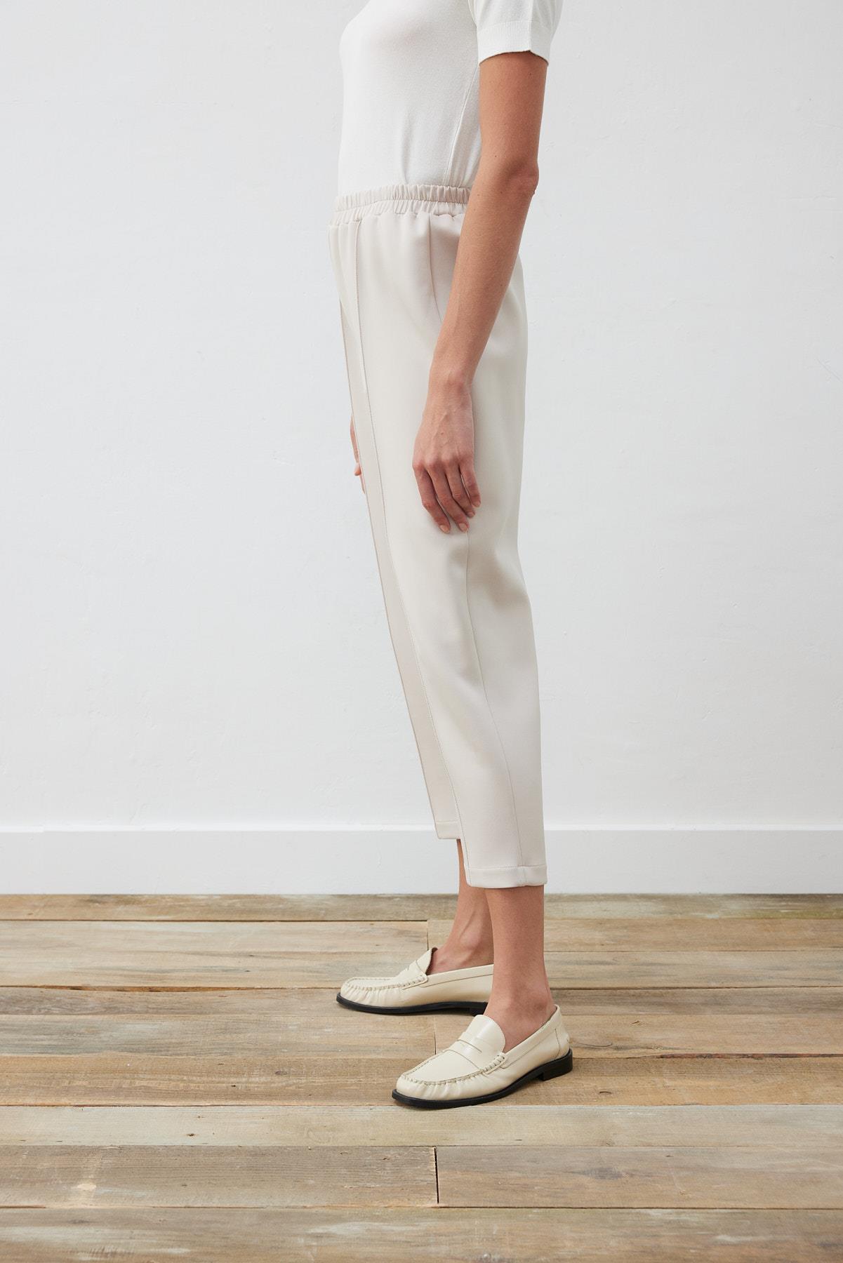 SCUBA OVERSIZE LINE DETAILED PANTS STONE