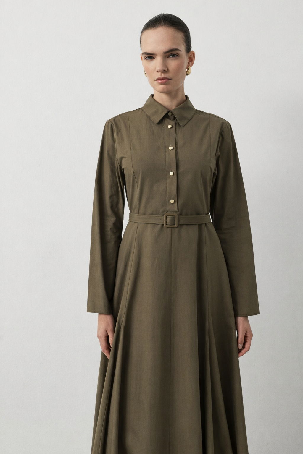 SELENE KOTON ELBİSE HAKİ