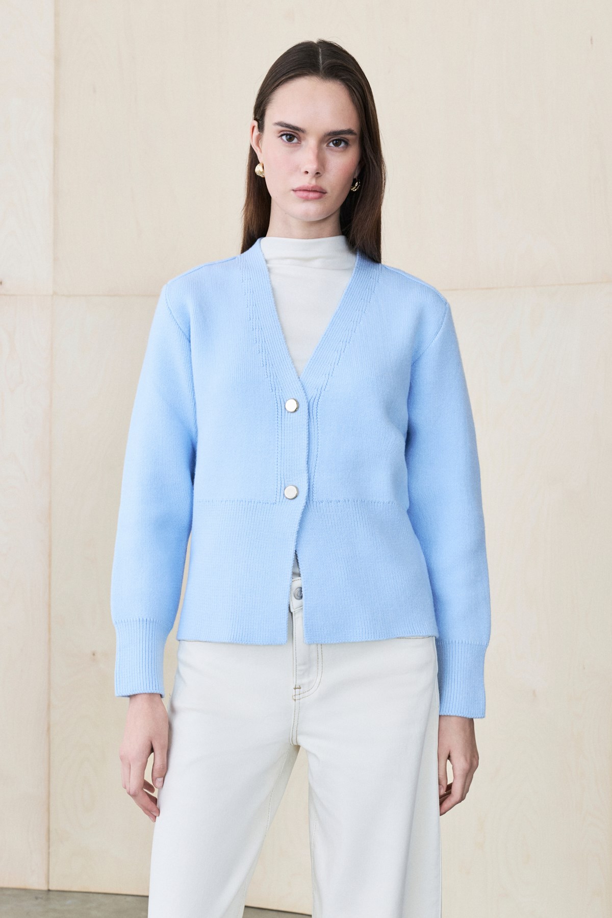 SİLVA VİSKON TRİKO HIRKA BEBE MAVİ