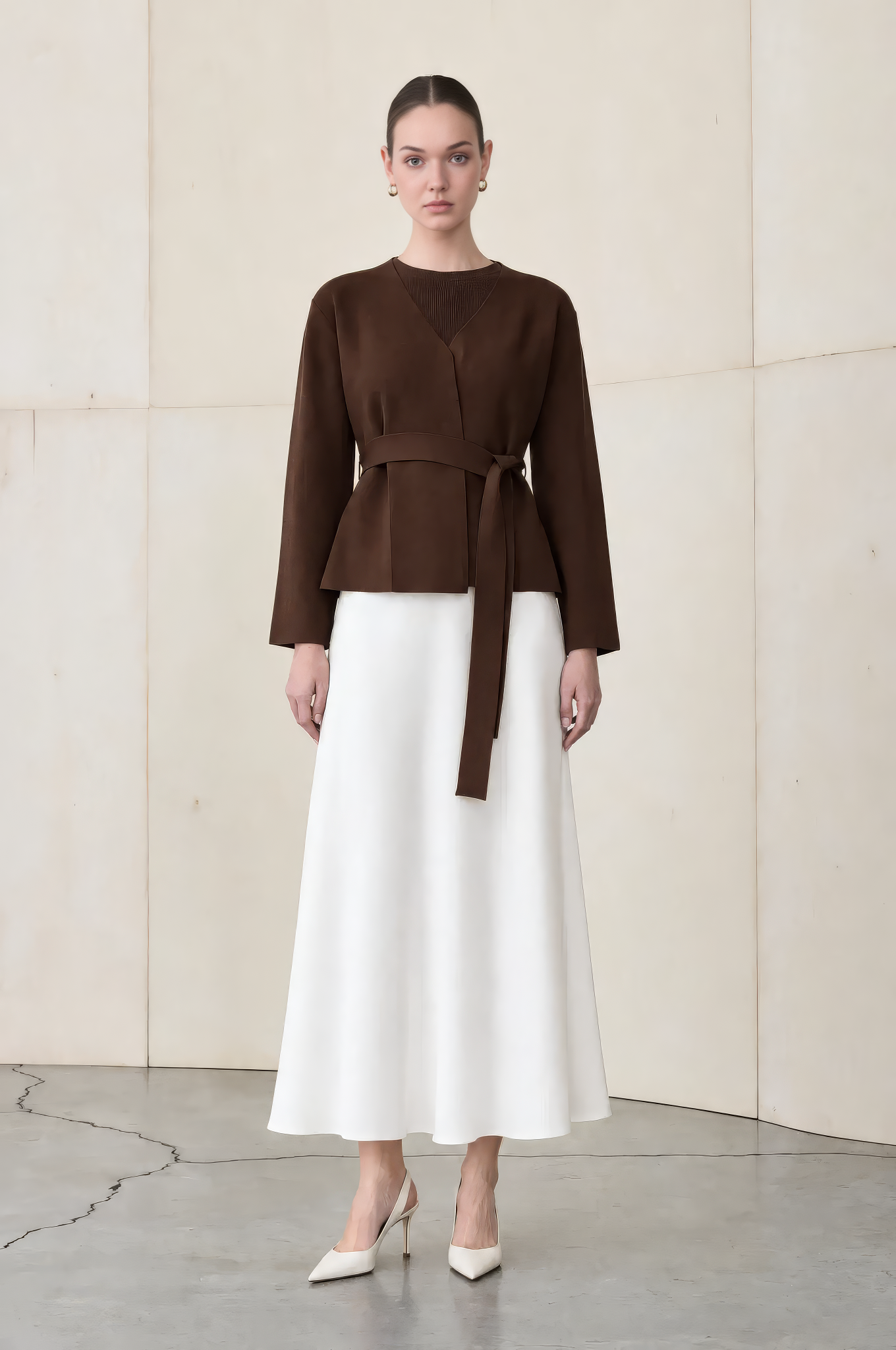 SİMA RAYON TRİKO CEKET ACI KAHVE
