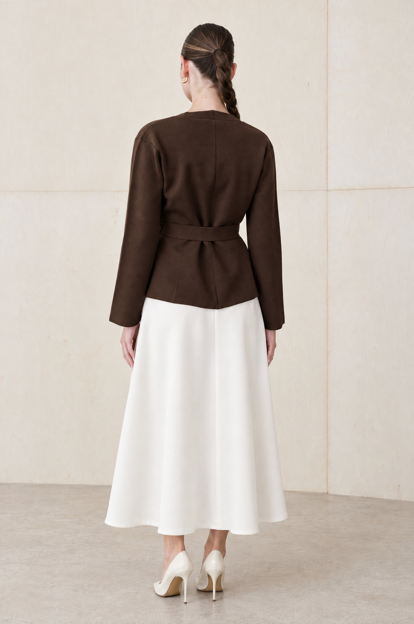 SİMA RAYON TRİKO CEKET ACI KAHVE