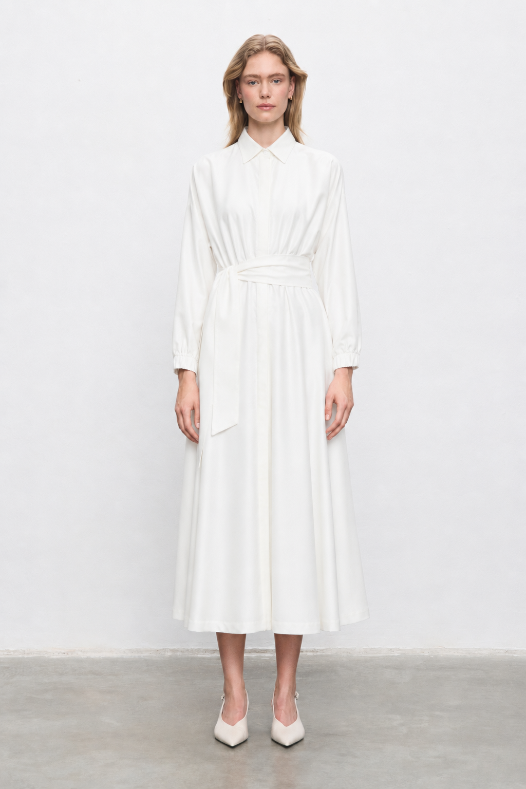STILA COTTON DRESS WHITE
