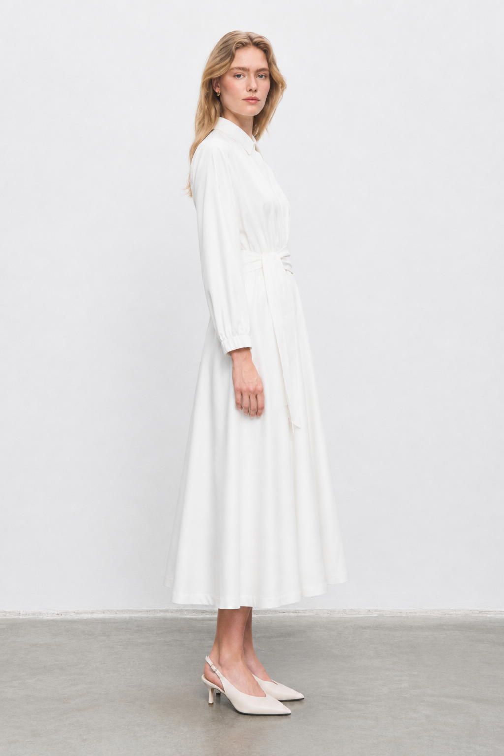 STILA COTTON DRESS WHITE