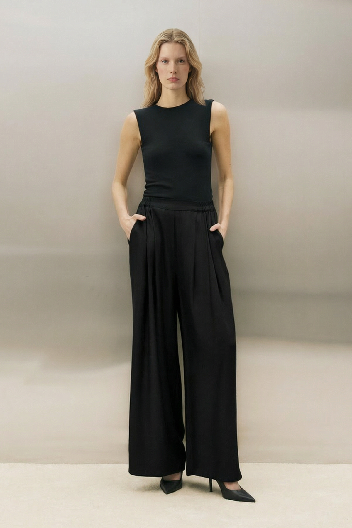 TORİNO TENSEL PANTOLON SİYAH