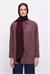%100 SILK SHAWL BURGUNDY