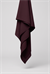 %100 SILK SHAWL BURGUNDY