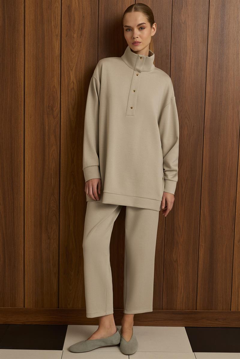 ALISA PANTOLONLU TAKIM BEJ