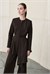 ALVIA SHAWL DETAILED JACKET PANTS SET BROWN