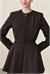 ALVIA SHAWL DETAILED JACKET PANTS SET BROWN