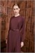 AMARA CREPE KAPAK DETAIL DRESS BURGUNDY