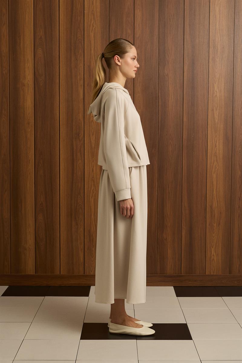 ANKA ETEKLİ TAKIM BEJ