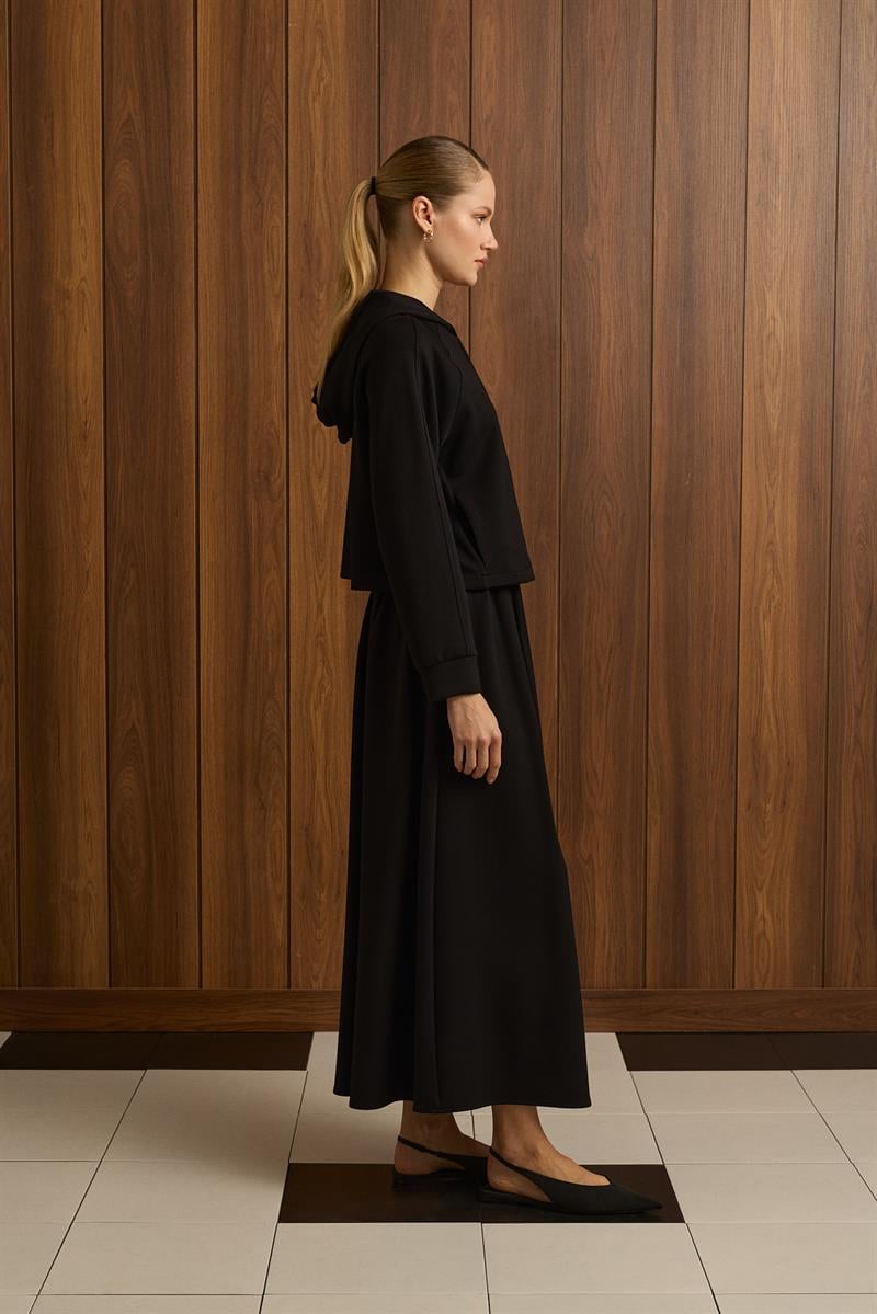 ANKA ETEKLİ TAKIM SİYAH