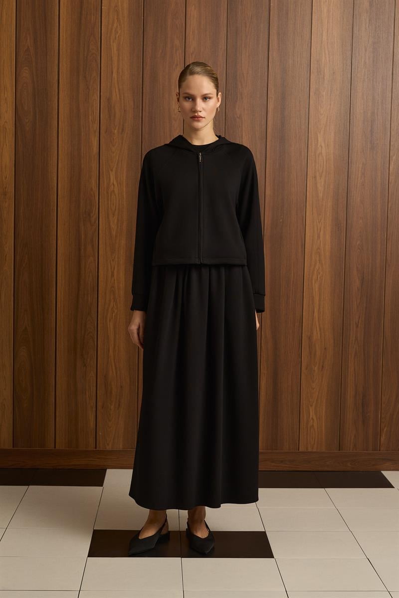 ANKA ETEKLİ TAKIM SİYAH