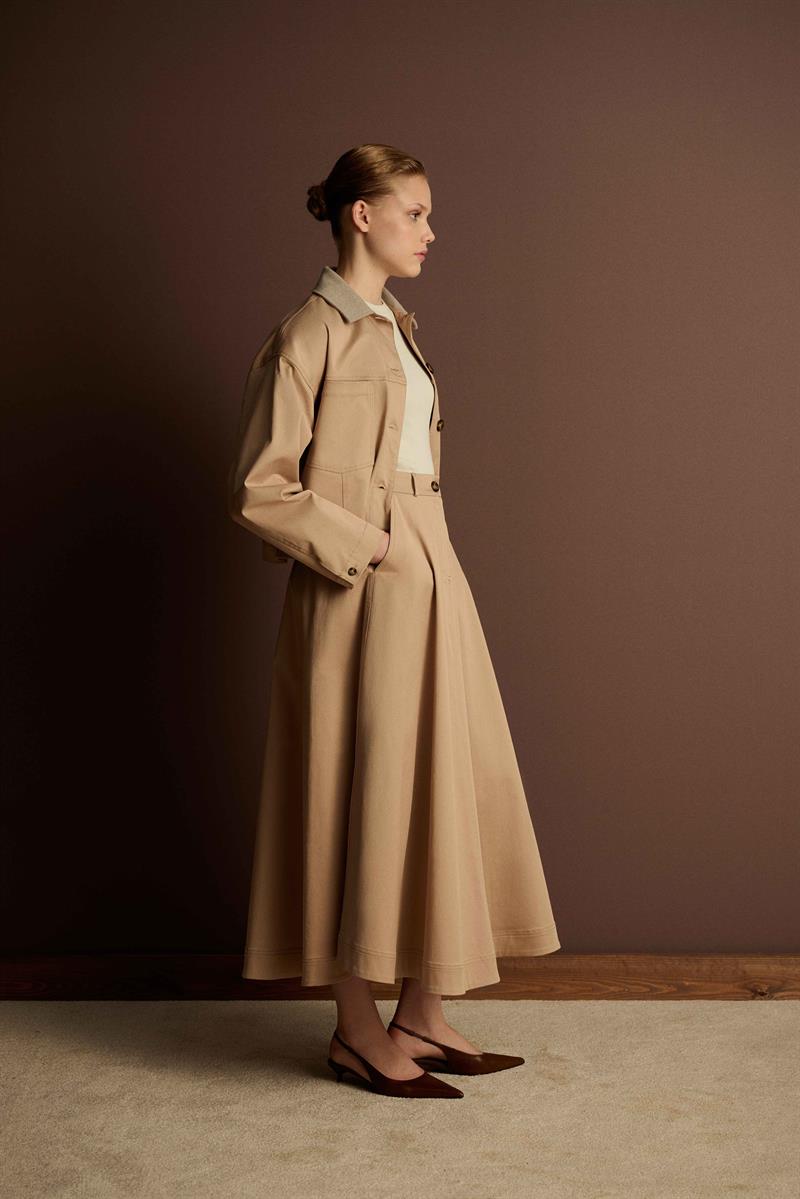 ARYA ETEKLİ TAKIM BEJ