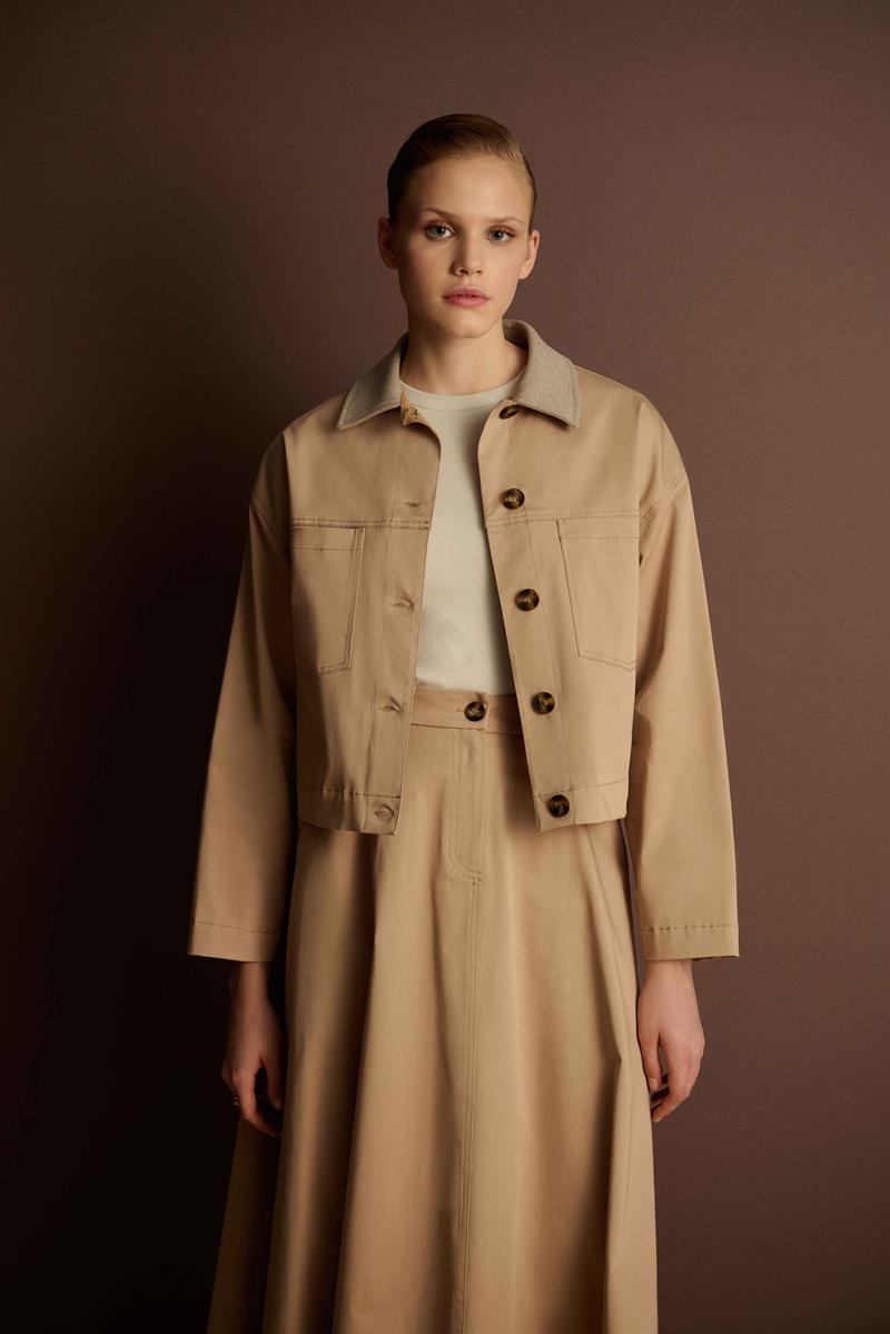 ARYA ETEKLİ TAKIM BEJ