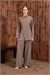 BELINA CREPE PANTS SET ETOUPE