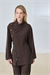 BELINA CREPE PANTS SET BROWN