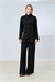 BELINA CREPE PANTS SET BLACK