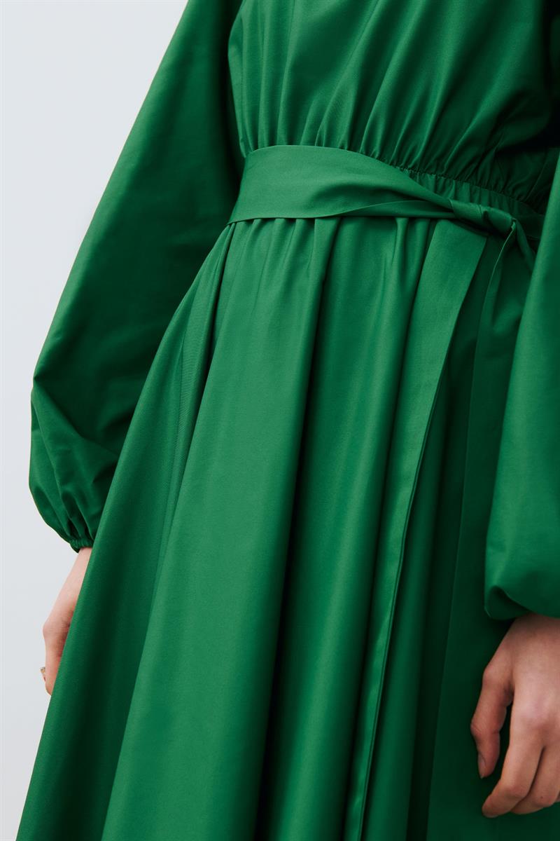 BERA COTTON DRESS GREEN