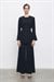 CAROL LYOCELL KETEN PANTOLONLU TAKIM SİYAH
