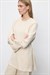 CAROL LYOCELL KETEN PANTOLONLU TAKIM VANİLYA