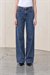 CLARA LOOSE FORM DENIM PANTS NAVY BLUE