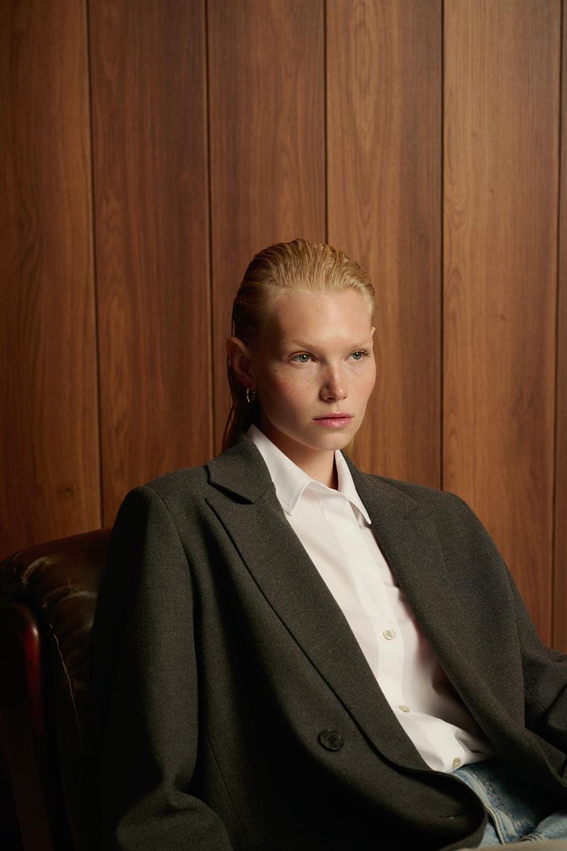 DAPHNE DOKULU BLAZER CEKET ANTRASİT