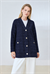 DAPHNE TWEED COLLEGE CARDIGAN NAVY BLUE