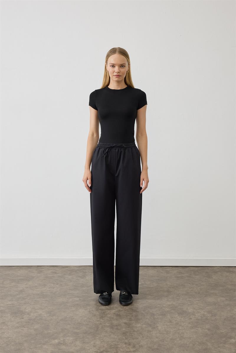 DİVA CEPLİ KAP-PANTOLON TAKIM SİYAH