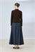 DIVA BUTTONED KNIT CARDIGAN BROWN