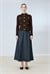 DIVA BUTTONED KNIT CARDIGAN BROWN