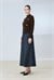 DIVA BUTTONED KNIT CARDIGAN BROWN