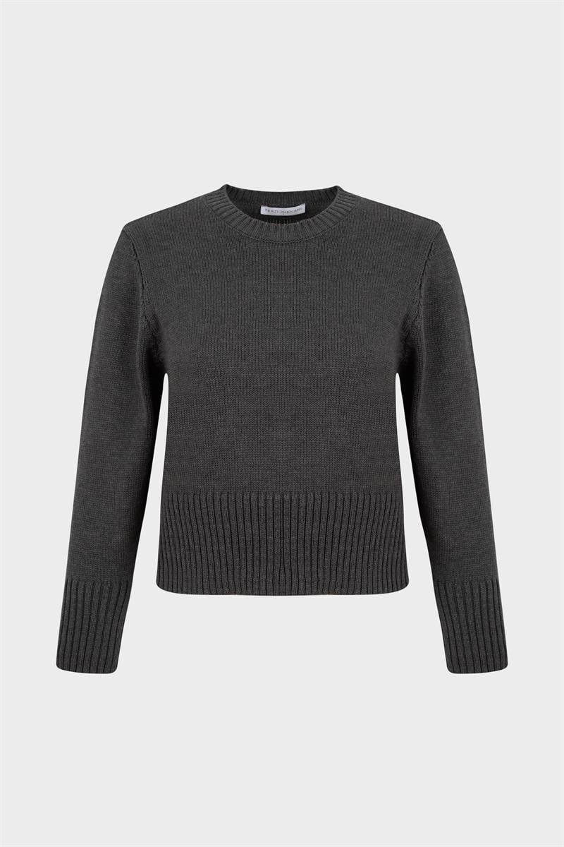 DORA PAMUK TRİKO KAZAK GRİMELANJ