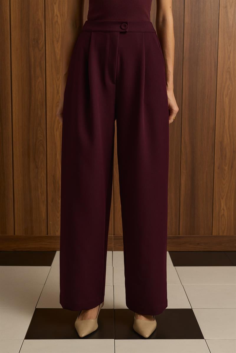 DORE PALAZZO PANTOLON BORDO