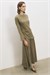 EDEL LYOCELL ASYMMETRIC BIAS CUT SKIRT SET GREEN