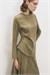 EDEL LYOCELL ASYMMETRIC BIAS CUT SKIRT SET GREEN