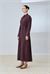 ELAN LYOCELL SHIRT DRESS BURGUNDY