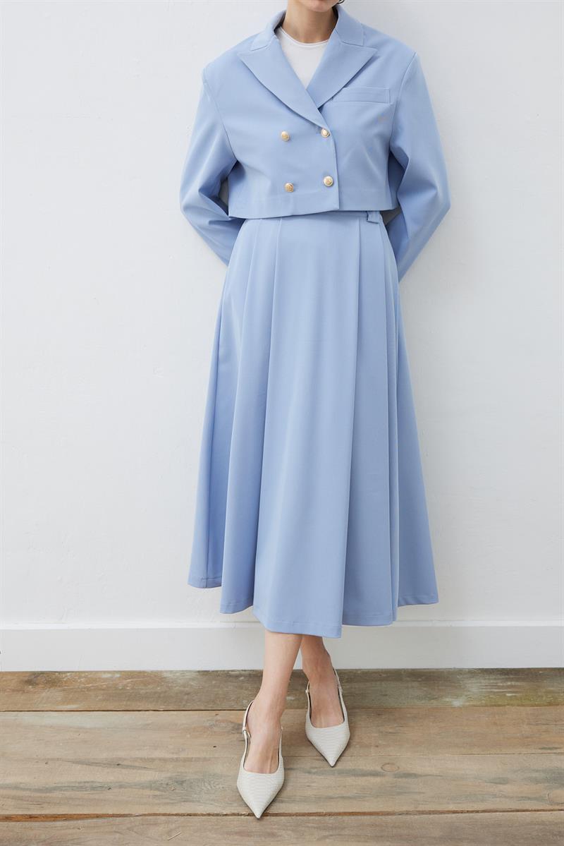 ELİZA KISA BLAZER CEKET BEBE MAVİ