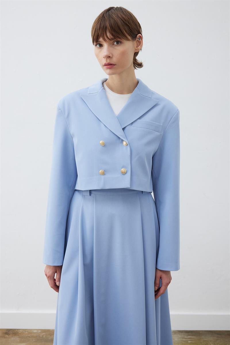 ELİZA KISA BLAZER CEKET BEBE MAVİ