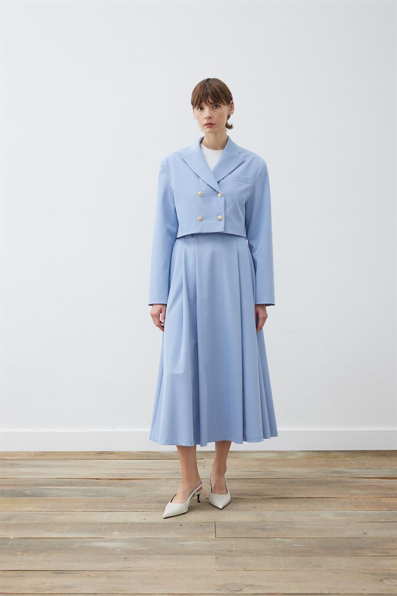 ELİZA KISA BLAZER CEKET BEBE MAVİ