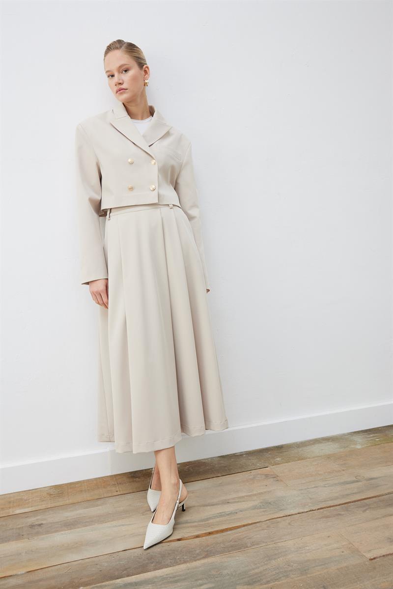 ELİZA KISA BLAZER CEKET TAŞ