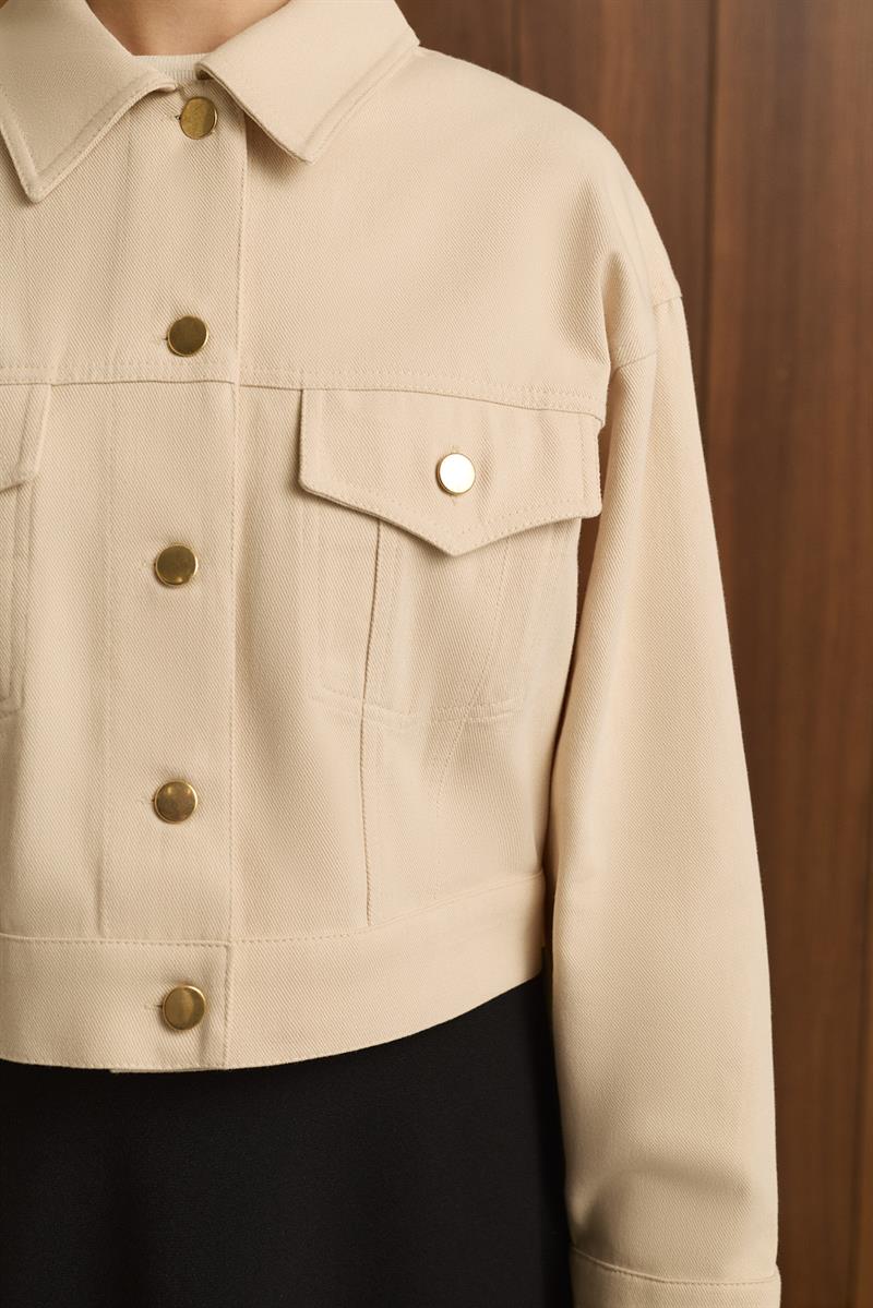 FLAM GABARDİN SPOR CEKET TAŞ