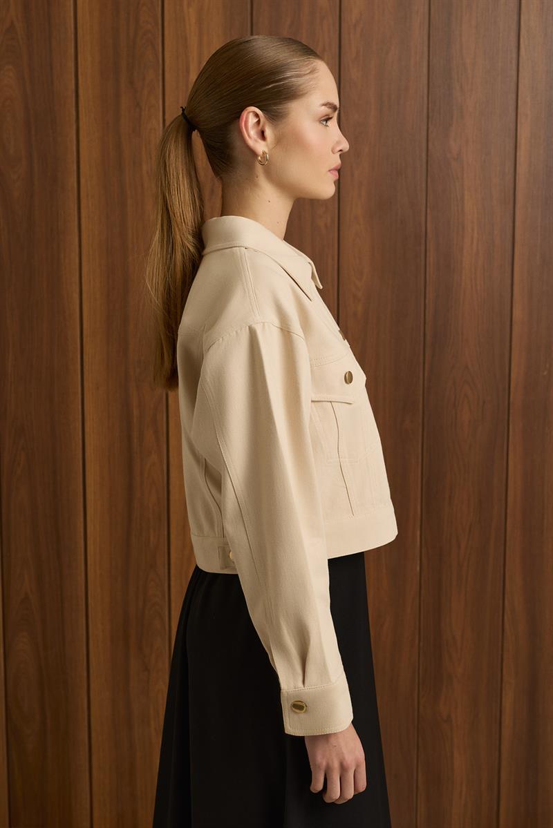 FLAM GABARDİN SPOR CEKET TAŞ