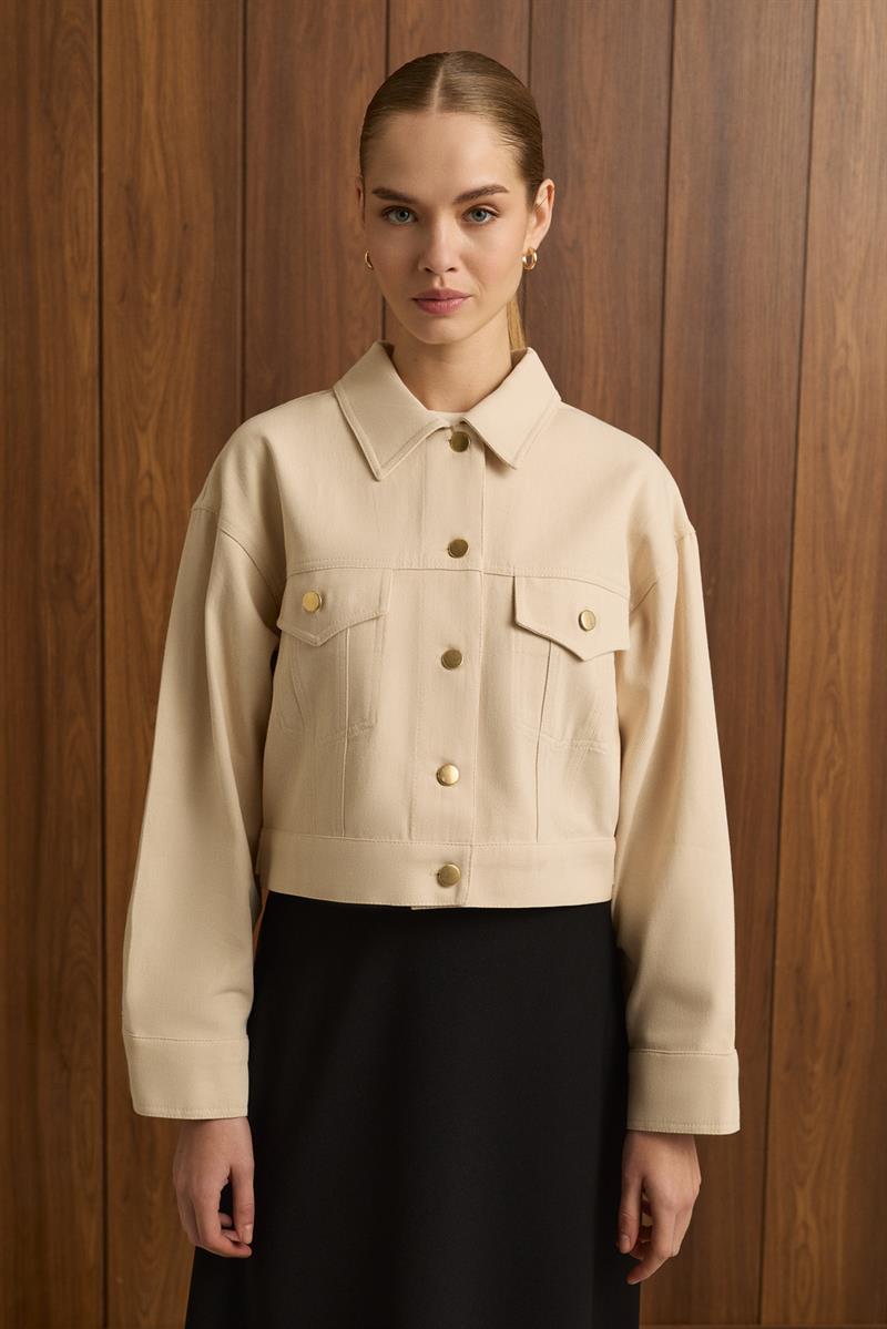 FLAM GABARDİN SPOR CEKET TAŞ