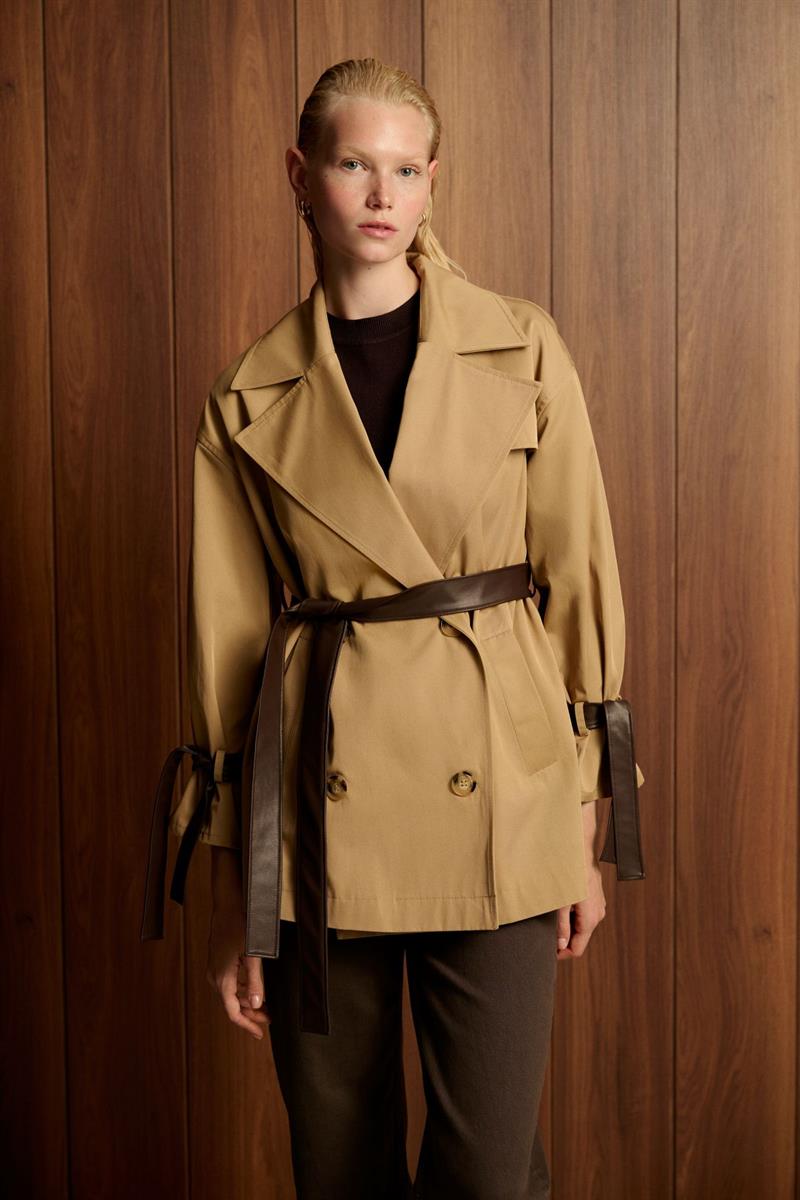 FLORA TRENÇKOT CAMEL