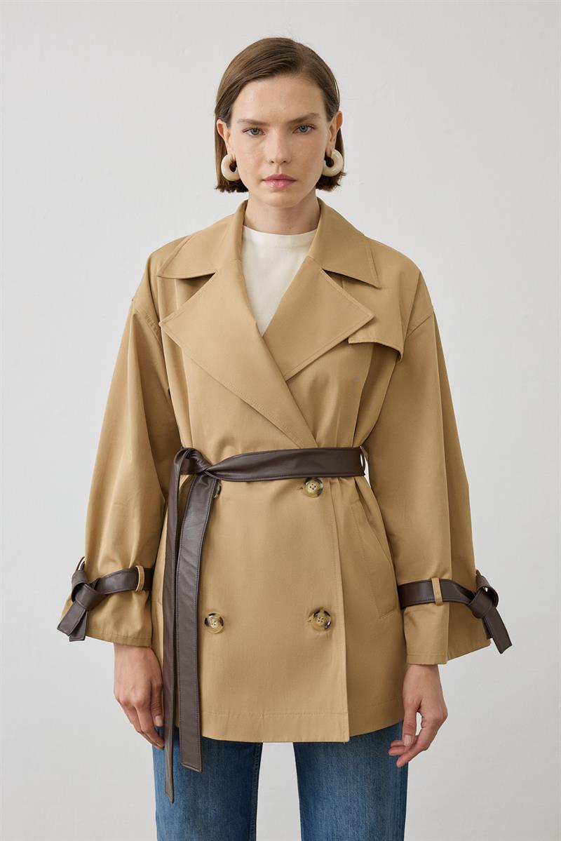 FLORA TRENÇKOT CAMEL