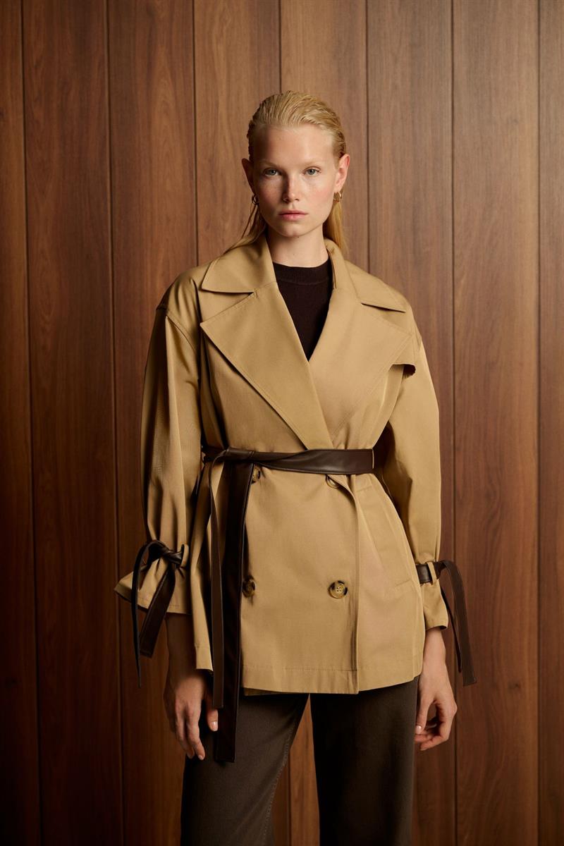 FLORA TRENÇKOT CAMEL