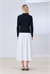 GOLD COTTON KNIT CARDIGAN BLACK