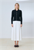 GOLD COTTON KNIT CARDIGAN BLACK